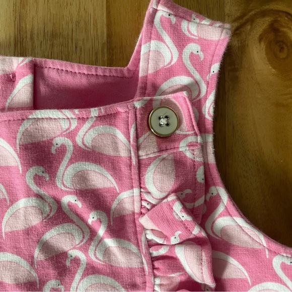 Janie and Jack Pink Flamingo Top - Picture 2 of 4